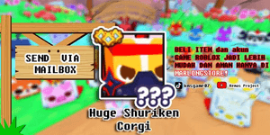 Huge Shuriken Corgi