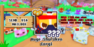 Huge Shuriken Corgi