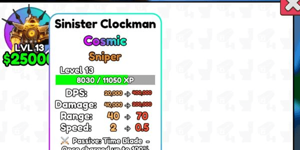 Gambar Product Sinister Clockman (COSMIC)
