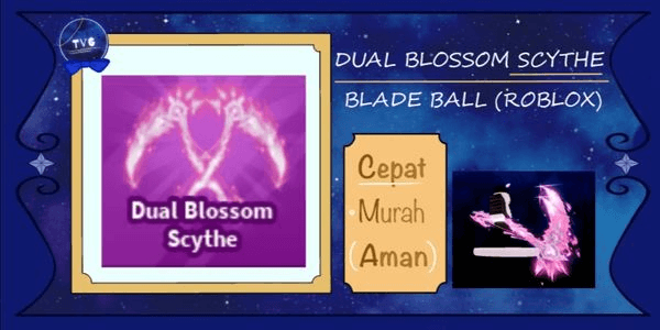 Gambar Product Dual Blossom Scythe | Blade Ball (RBL)
