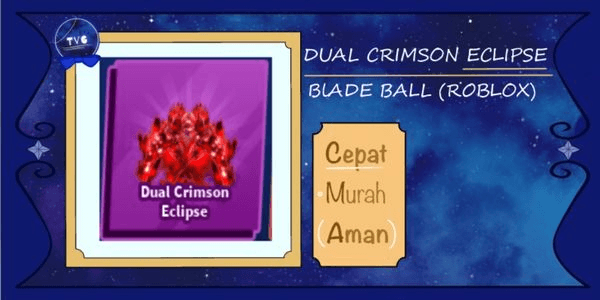 Gambar Product Dual Crimson Eclipse | Blade Ball (RBL)