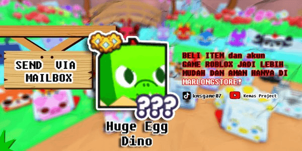 Gambar Product Huge Egg Dino