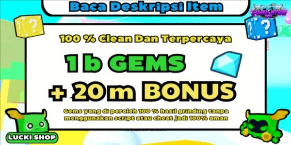 Gambar Product 1,000,000,000 Gems