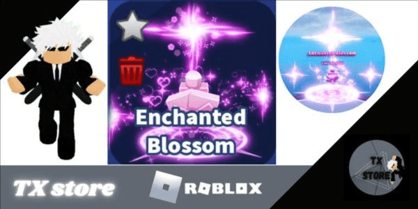 Gambar Product Enchanted Blossom - SECRET - 1 in 750,000 | Emote | Blade Ball Roblox