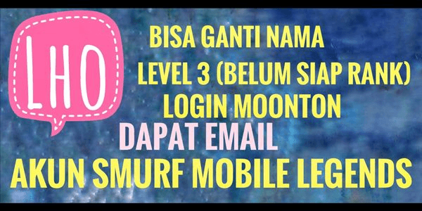 Akun Smurf Fresh Level 3