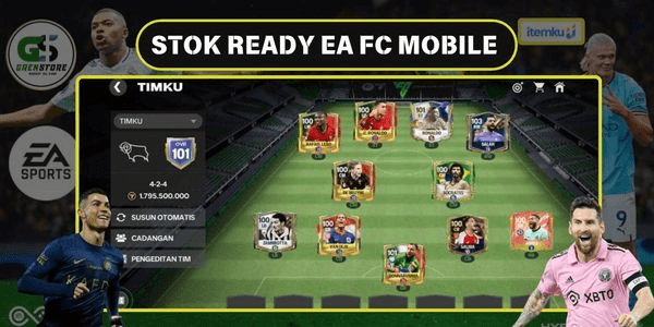 Gambar Product AKUN FC MOBILE OVR 101[LEOxR9xCR7xSALAH]SQUAD GG