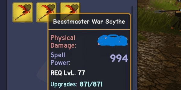 Gambar Product Beastmaster War Scythe Max Upgrade (Dungeon Quest)