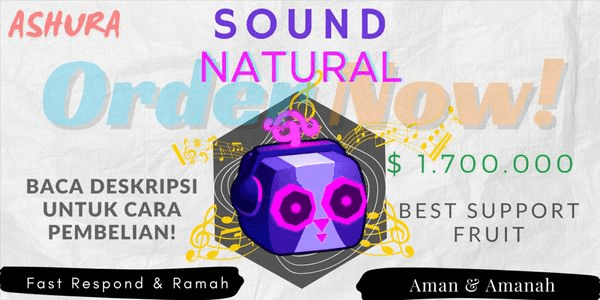 Gambar Product Sound (Natural) Fruit Termurah | Blox Fruits