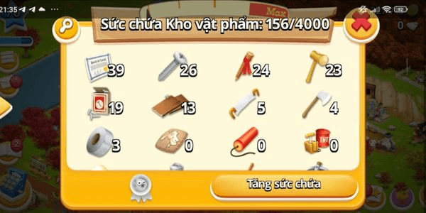 Gambar Product AKUN FARM HAY DAY LEVEL 70 ex gudang BARN 4000 SILO 1000