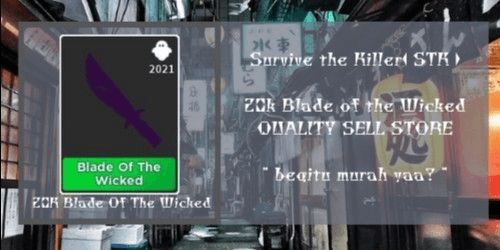 Gambar Product Blade Of The Wicked (STK/Survive The Killer)