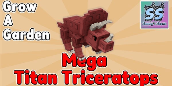 Gambar Product Mega Titan Triceratops - Grow a Garden