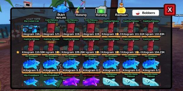 Gambar Product 100k Coins | Secret fish | Fish it!