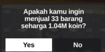 Gambar Product 1M coin Via Mitos! - fish it