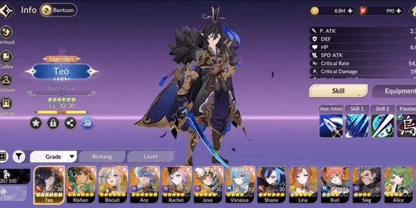 Gambar Product Jave TC4 - eq 4 Kagura TC1 -eq4 Nia TC5 - eq 4 Yeonhee eq4 Dellon eq 4 Lina - eq 4 Alice TC 1  Shane TC2 - eq4 Espada - eq 4