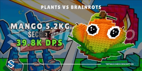 Gambar Product Mango (39.8k DPS) | Plant Vs Brainrots