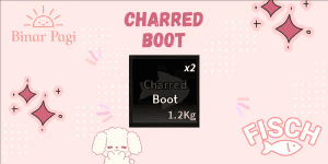 Charred boot - Fisch