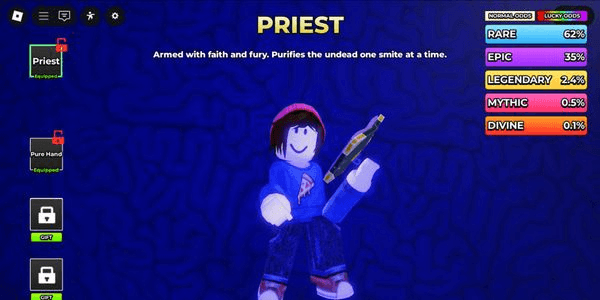 Gambar Product PRIEST + BOW | HUNTY ZOMBIE STARTER ACCOUNT (READ DESC)