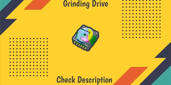 Grinding for Glitched Drive