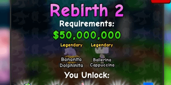 Gambar Product Paket Rebirth 2 | Plants Vs Brainrots