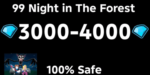 AKUN 3000-4000 DIAMONDS - 99 NIGHTS IN THE FOREST