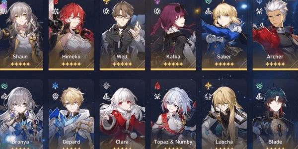 Gambar Product ACCOUNT 29 CHAR LIMIT FUXUAN E2, RUAN MEI E1, CERYDRA, CASTORICE SIGN, THE HERTA SIGN, FEI XIAO SIGN, ACHERON SIGN, SUNDAY, SABER, ANAXA THE REST CHECK DESCRIPTION