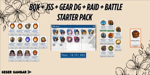 Gambar Product Starter 2 Unique Hero [Read Description]