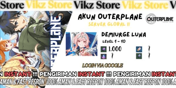 Gambar Product OuterPlane Account Global - Demiurge Luna