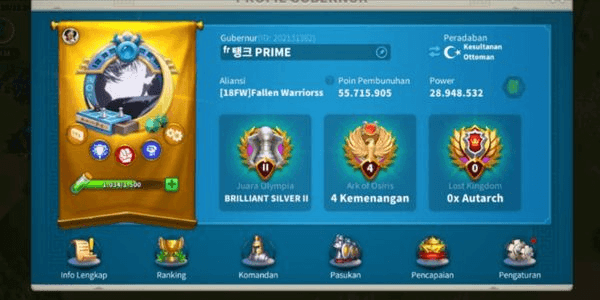 Gambar Product Akun Fighter (Ready Passport)