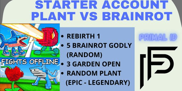 Gambar Product ACCOUNT STARTER PLANT VS BRAINROT