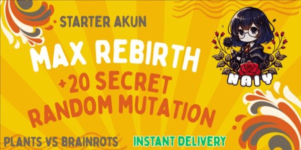 Gambar Product Akun Starter 4 [ Plants Vs Brainrot ]