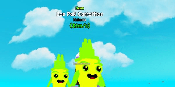 Gambar Product Los pak carrot neon (1M/S) - Plants vs Brainrot