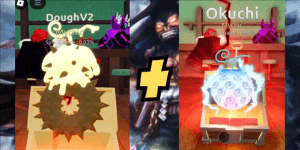 Akun Starter Fruit Battlegrounds - DoughV2 + Okuchi