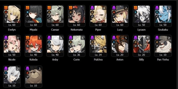 Gambar Product Miyabi + Sign + Evelyn + Steel Cushion + Caesar + Sign + Nekomata + Lycaon IK 55 SERVER ASIA
