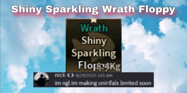 Gambar Product WRATH SHINY SPARKLING FLOPPY (MATERIAL ROD ONIRIFALX)