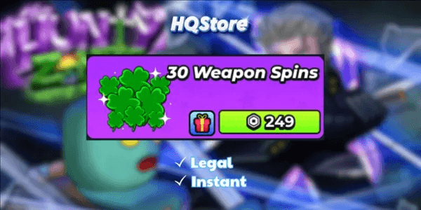 30 Weapon Spins [249rb]