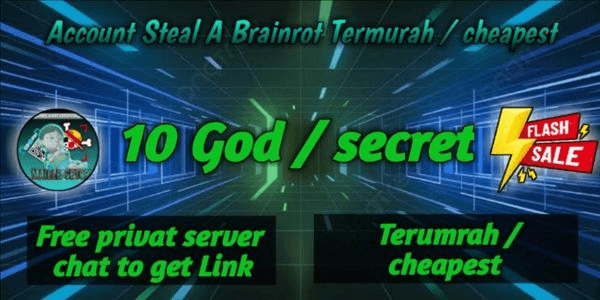 Gambar Product Akun Steal A Brainrot Cheapest
