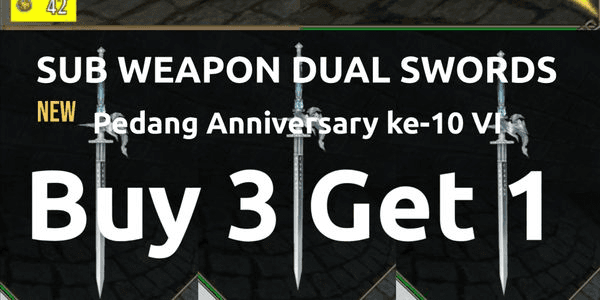 Gambar Product SUB WEAPON DUAL SWORD