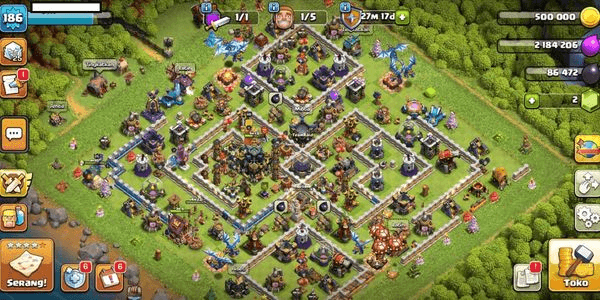 Gambar Product CODE738 - TH17 - Heroes 60_61_30_25 - Level 186 - Fast Delivery ( Android & iOS )