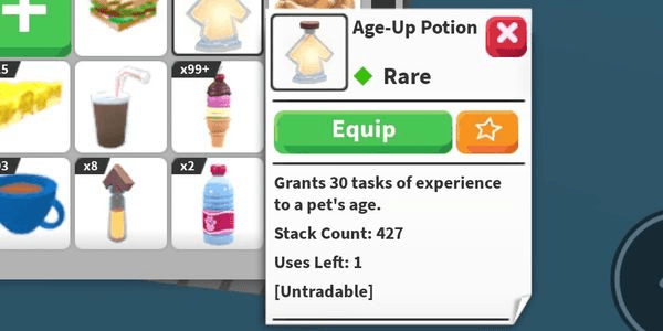 Gambar Product 427 Age-Up Potion - Adopt Me Account