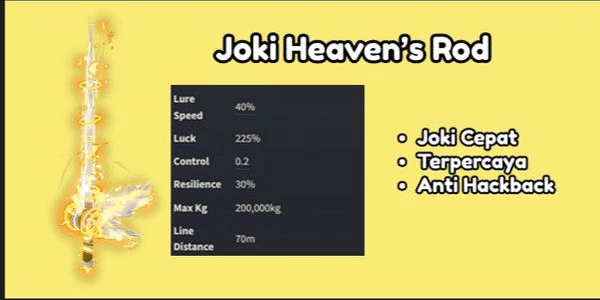 Gambar Product Joki Heaven's Rod - Fisch