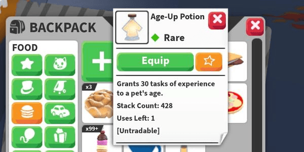 Gambar Product 428 Age-Up Potion - Adopt Me Account