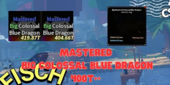 Gambar Product Mastered Big Colossal Blue Dragon