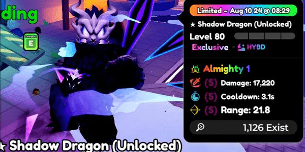 Gambar Product Shadow Dragon (Unlocked)/Kafka Evo Trait Almighty