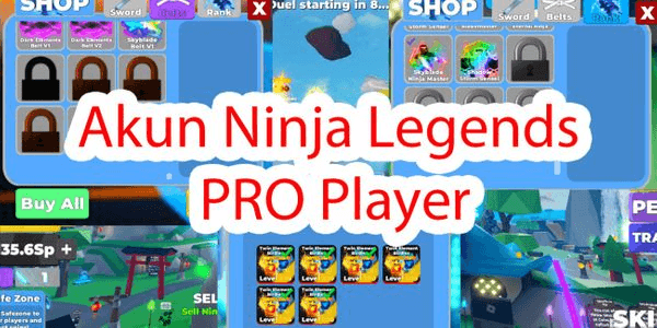 Gambar Product NINJA LEGENDS PRO ACCOUNT CAN'T DIE!