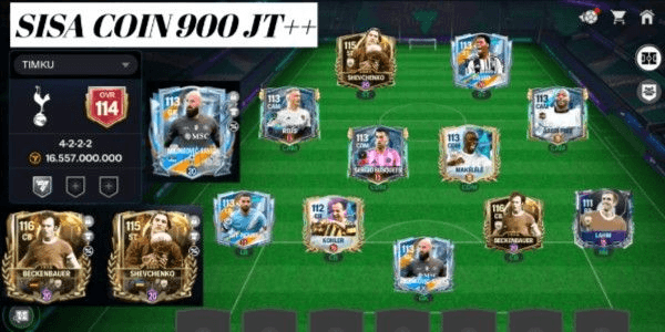 Gambar Product AKUN FC MOBILE SULTAN SHEVCHENKO + BECKENBAUER BALLON D'OR OVR 116, SQUAD OVR 114, LOTS OF COINS READY TO USE‼️