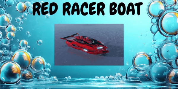 Red Racer Boat