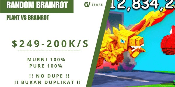 Gambar Product Brainrot 249-200k/s - Plant vs Brainrot