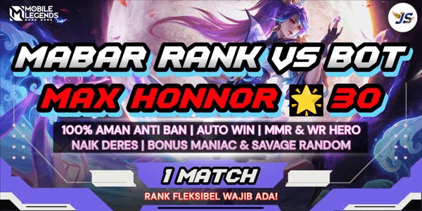 Gambar Product MABAR RANK VS BOT (AUTO WIN)