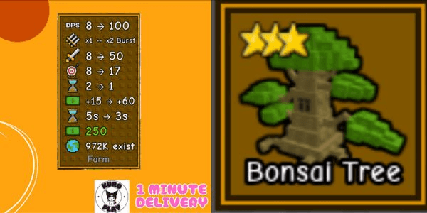 Gambar Product Bonsai Tree - Garden Tower Defense