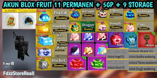 Gambar Product Blox Fruit Account Permanent Fruit